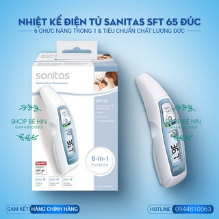 Nhiệt kế điện tử Sanitas SFT65 6 chức năng trong 1, Hàng Đức chính hãng