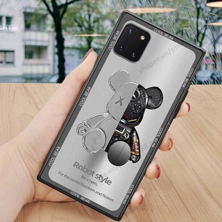 Ốp Samsung Note 10 Lite bear, k@ws thương hiệu phong cách ốp lưng thời trang cao cấp