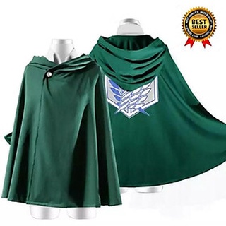 Áo choàng Attack on Titan freesize áo cosplay fandom Levi Eren AOT