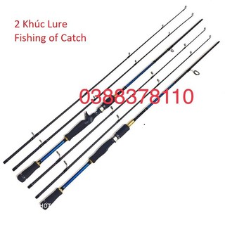 Cần Câu Cá, Cần Lure 2 Khúc FiShing Of Catch, Lure Cá Lóc, Cá Sộp