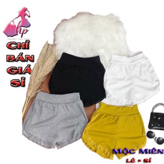 Quần short nữ thun gân mẫu mới 2021 - TRENDY