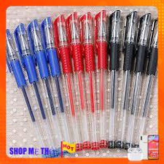 BÚT BI NƯỚC VĂN PHÒNG MỰC ĐỀU NÉT CHỮ ĐẸP,Bút Mực Nước Gel Học Sinh Sinh Viên Tím Xanh Đỏ Đen1046