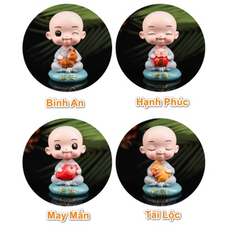Tượng chú tiểu Bình An nhiều mẫu đáng yêu