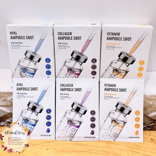 [DUTY FREE] MẶT NẠ DERMATORY AMPOULE SHOT MASK SẴN 3 LOẠI