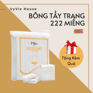 Bông Tẩy Trang 3 Lớp Cotton Pads 222 Miếng | Tẩy trang hàng ngày, tẩy trang makeup