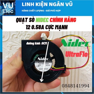 Quạt Sò NIDEC 12V 0.58A cực mạnh