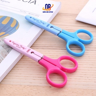 Kéo thủ công học sinh Deli - Xanh/Hồng - 1 chiếc - 6022