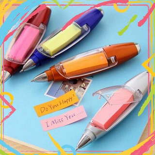 Bút bi trang bị giấy ghi chú có đèn LED đa năng - Giao ngẫu nhiên (1120BGG)