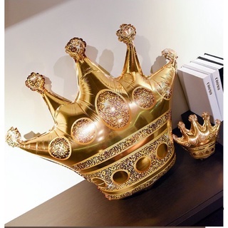 bóng hình vương miện size 75cm trang trí sinh nhật, trang trí thôi nôi