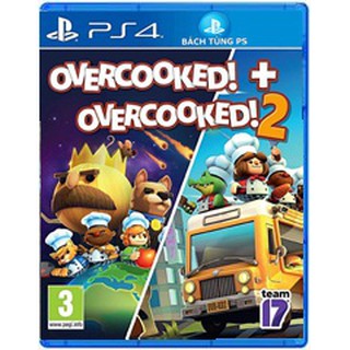 Đĩa Game PS4 Overcooked + Overcooked 2 New