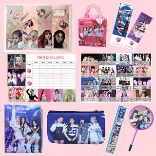 Combo 9 món đồ dùng học tập Blackpink