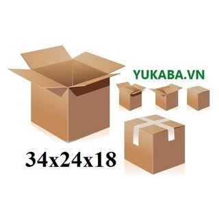 HL - 1 Thùng carton size 34x24x18