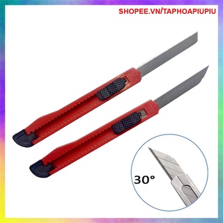 [Mã LIFE20KALL giảm 10% đơn 50K] [HỎA TỐC HCM] Dao rọc giấy L804 - lưỡi nhỏ 9mm cán nhựa an toàn