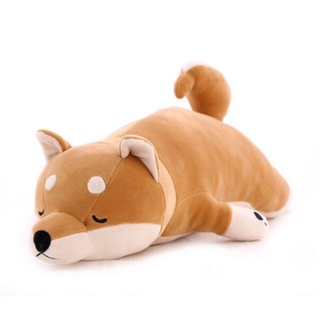 GẤU BÔNG GỐI ÔM CHÓ SHIBA INU NGỦ SAY SIÊU CƯNG (28CM--->70CM) CHẤT VẢI MINISO MỀM MỊN