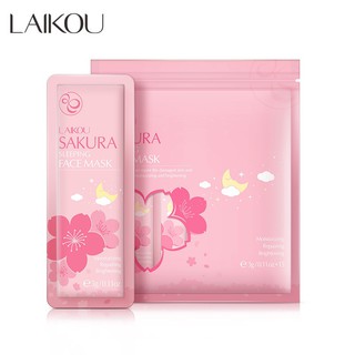 SET 15 Miếng Mặt Nạ Ngủ Hoa Anh Đào Sakura Sleeping Face Mask Chính Hãng