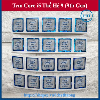 Tem Máy Tính Core i5 Thế Hệ 9 (9th Gen) - màu Trắng Xanh