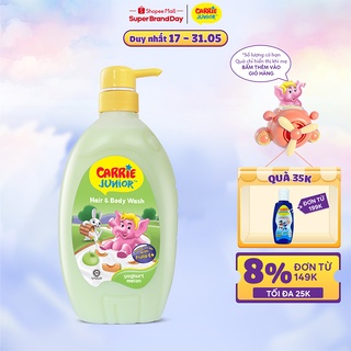 Chai Sữa Tắm Carrie Junior Yoghurt Hương Melon 700g