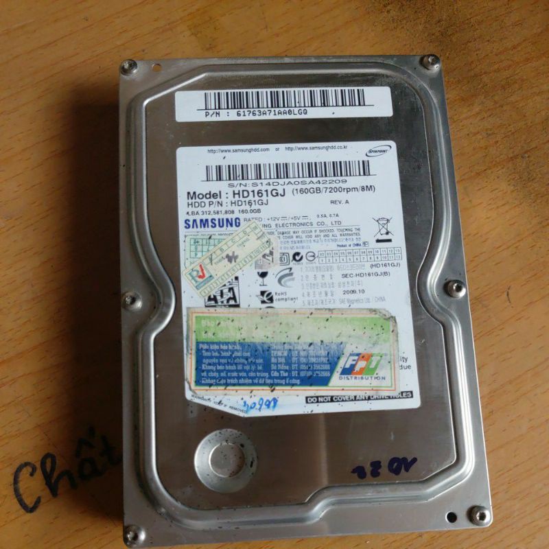 HDD PC WINDOWS 10 PRO 160GB