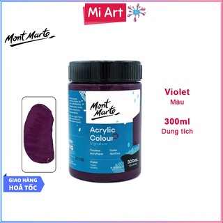 Màu Acrylic Mont Marte 300ml - Violet - Acrylic Colour Paint Signature 300ml (10.1oz) - MSCH3061