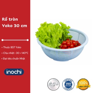 Rổ tròn Yoko Inochi 30 cm - Thoát nước nhanh chống, dễ dàng vệ sinh, Chất liệu bền dẻo, Chất lượng Nhật Bản