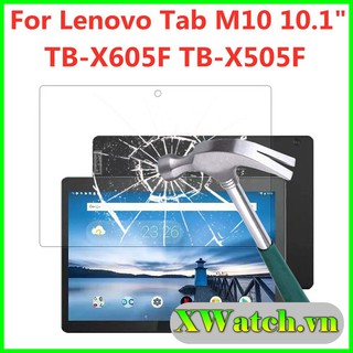 Kính cường lực máy tính bảng lenovo tab M10 X605F X605X M10 X505F X505L trong suốt