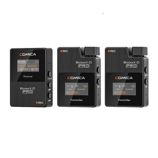 Micro Không Dây 2.4G, Phạm vi 100m Cho Máy Ảnh, Điện Thoại, Laptop Comica BoomX-D Pro D1 / Pro D2 - Hàng Chính Hãng