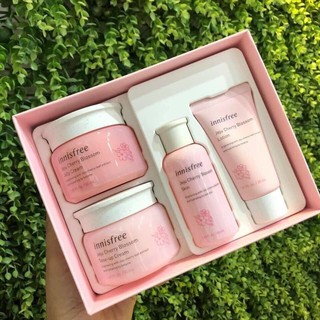 SET KEM DƯỠNG TRẮNG DA HOA ANH ĐÀO INNISFREE JEJU CHERRY BLOSSOM CHÍNH HÃNG