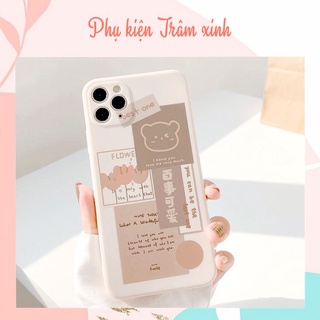 Ốp lưng iphone Gấu best one cạnh vuông cho iphone 6/6s/6splus/7/7plus/8/8plus/x /xs/11/12/pro/max/plus/12promax- e47