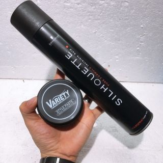 COMBO SÁP VUỐT TÓC VẢIETY VÀ GOM XỊT TÓC SILHOUETE