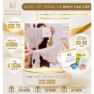 Thay Da Sinh Học-Nước Lột Lạnh Cao Cấp NASHI ❤️ Tặng kèm tắm trắng + kích bong ❤️ ( SET 2 TAY )