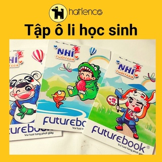 Vở ô li,Tập ô li học sinh ABC, futurebook 100 trang bìa đẹp