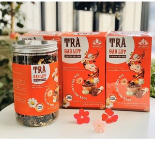 Trà gạo lứt xạ đen đậu đen bình an chính hãng