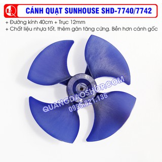 CÁNH QUẠT QUAY THUẬN 406 - SUNHOUSE SHD-7740/ SHD-7742