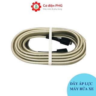 Dây xịt rửa xe áp lực cao dùng cho máy rửa xe | Chiều dài 10m - 15m - 20m - 30m | Ren 22mm | Máy rửa xe