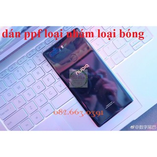 Dán ppf ZTE Z17S loại bóng, nhám dành cho mặt lưng