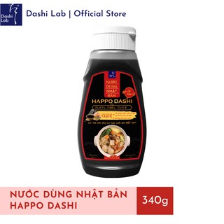 Nước Dùng Happo Dashi Nhật Bản Cao Cấp (Vị đậm) Dashi Lab 340g/chai
