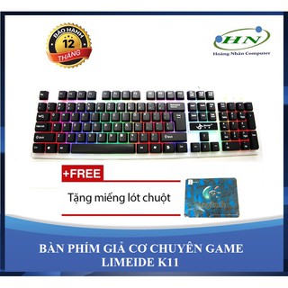 [TẶNG LÓT LOGITECH] BÀN PHÍM GAME LED 7 MÀU K11/G21