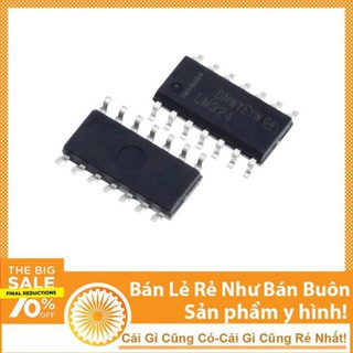 Linh Kiện IC LM324 SOP14 Chân Dán