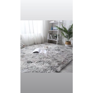 Thảm Lông Loang Trải Sàn M6x2M Trang Trí Phòng Ngủ Và Nhà Cửa Cực Xinh . Thảm Decor