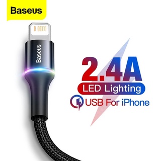 Cáp Sạc Nhanh iPhone Ipad Baseus Cafule Siêu Bền | Kèm Dây Velcro Giữ Cáp / Cáp truyền dữ liệu