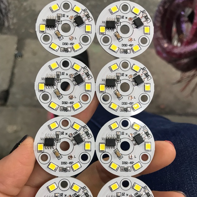 2 chiếc Led miếng 3w điện 220v