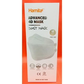 Hộp 50 cái Khẩu Trang 4D Hàn Quốc Hamita
