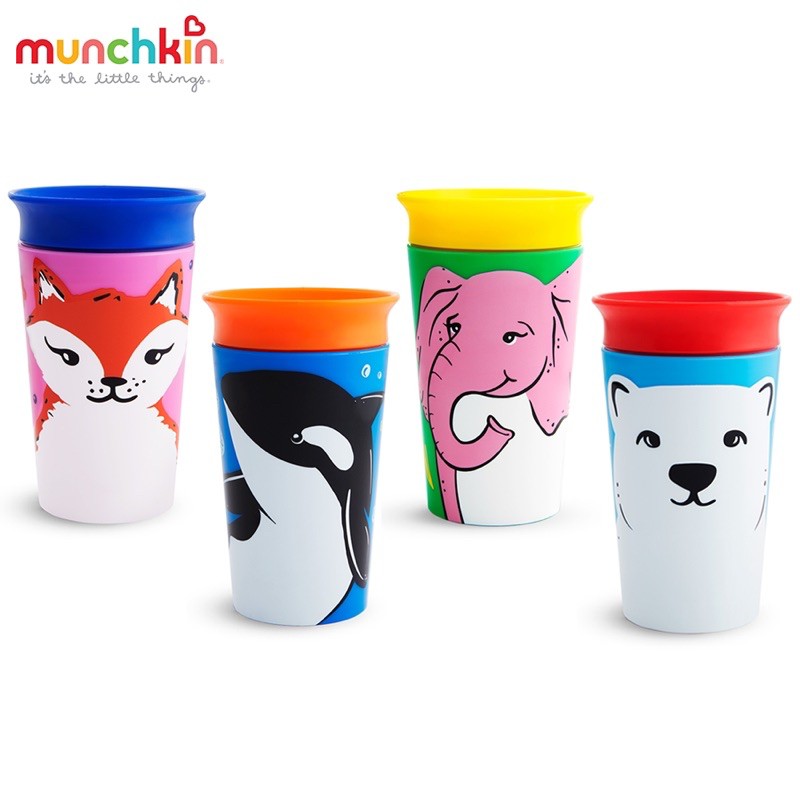 Cốc 360 độ chống đổ Deco Munchkin (266ml) [BabyUS]