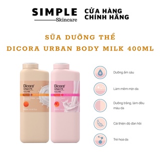 Sữa Dưỡng Thể Dicora Urban Body Milk 400ML
