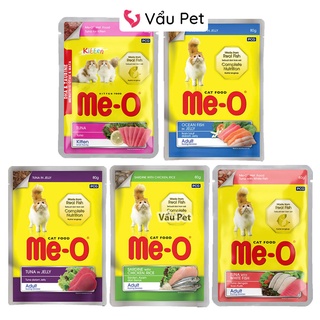 Pate mèo Me-o 80g - Pate cho mèo con, mèo lớn đầy đủ dinh dưỡng Vẩu Pet Shop