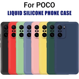 Ốp điện thoại silicon mặt trong phối vải nỉ cho Xiaomi POCO X4 M4 M3 F3 F2 X3 GT NFC Pro 4G 5G