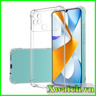 Ốp lưng silicon chống va đập Xiaomi Redmi A1 10C Poco C40 Note 11 pro Mi 11Tpro Redmi 10 Note 10 pro trong suốt