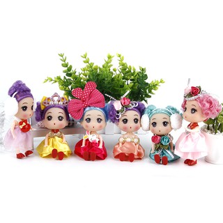 Búp bê chibi có móc khóa treo cặp xinh xắn 12cm  loại móc xịn - mẫu 4