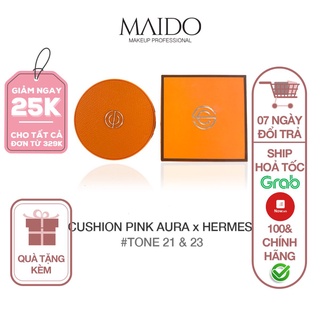 Phấn nước Pink Aura Hermes nâng tông mịn màng kiềm giầu H009 MAIDO cosmetics