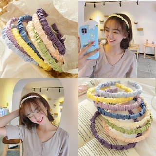 Bờm Vải Nhún Pastel Phong Cách Hàn Quốc Dễ Thương - Cài tóc nữ xinh xắn